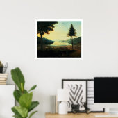 ザ・エンパンプメントLake George, New York, 1759 (油 ポスター (ホームオフィス)