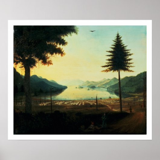 ザ・エンパンプメントLake George, New York, 1759 (油 ポスター (正面)