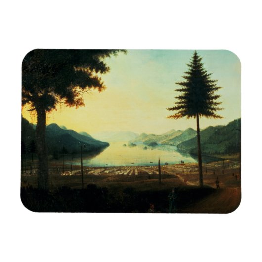 ザ・エンパンプメントLake George, New York, 1759 (油 マグネット (横)