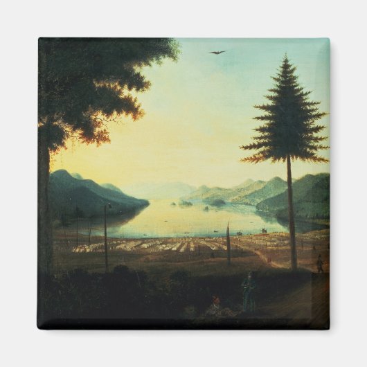 ザ・エンパンプメントLake George, New York, 1759 (油 マグネット (正面)