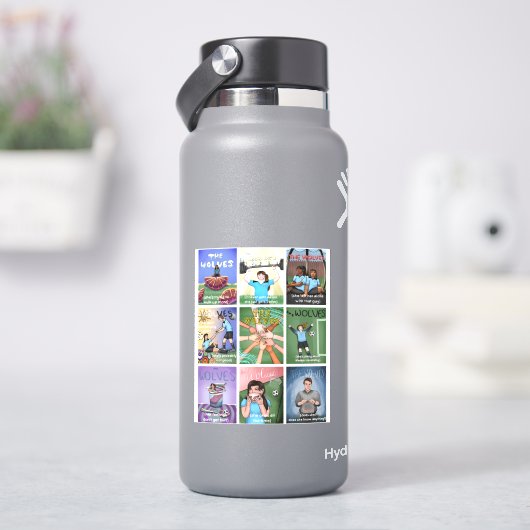ザ・オオカミのステッカー#2 シール (HydroFlask)