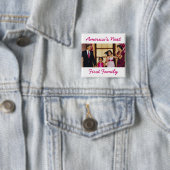 ザ・オバマス：アメリカの次の第1ファミリボタン 缶バッジ (インサイチュ)