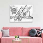 ザ・オーチスエレベーターinエッフェルタワー キャンバスプリント (インサイチュ (リビング))