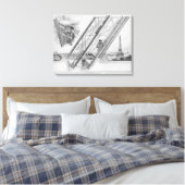 ザ・オーチスエレベーターinエッフェルタワー キャンバスプリント (インサイチュ (寝室))