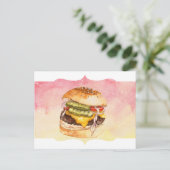 ザ・オールバーガーウォーターカラーポストカード ポストカード (スタンド正面)