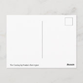 ザ・カウボーイ・バイ・フレデリック・レミントン ポストカード (裏面)