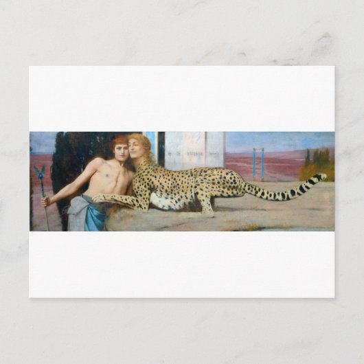 ザ・カレス・フェルナンド・クノプフ ポストカード (正面)
