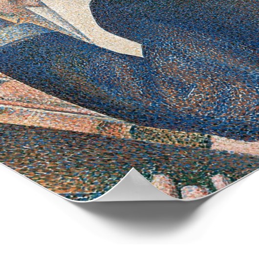 ザ・カンSeurat Neo Impressionist Pointillist ポスター (角)