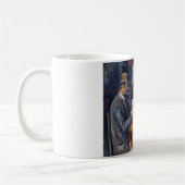 ザ・カード・プレーヤー、セザンヌ コーヒーマグカップ (左)