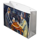 ザ・カード・プレーヤー、セザンヌ ラージペーパーバッグ (裏面アングル)