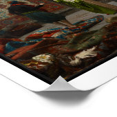 ザ・カーペット商人， c.1887 (キャンバス上の油) ポスター (角)