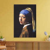 ザ・ガール・ウィズ・ザ・パール・イヤリング – キャンバスプリント (インサイチュ (リビング))