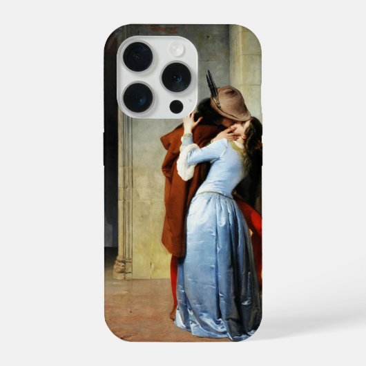 ザ・キス - フランチェスコ・アイエツ 接吻 iPhoneケース (裏面)