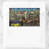 ザ・キックバック・クッシュ 長方形シール (バッグ)