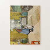 ザ・キッチン、1898年カール・ラルソン ジグソーパズル (縦)