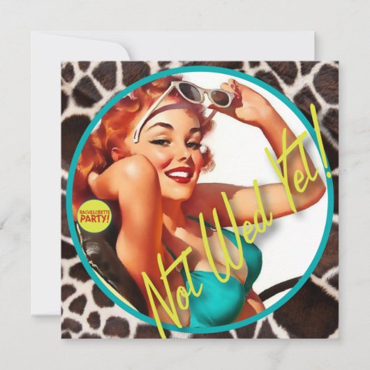 ザ・キッチ・ビッチ : まだ結婚してない! 招待状 (正面)