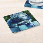 ザ・キャッ食べト(カナリア、ワシントンDC) スクエアペーパーコースター (アングル)