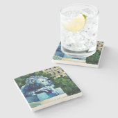 ザ・キャッ食べト(カナリア、ワシントンDC) ストーンコースター (横)