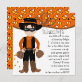 ザ・キャンディ・コーン・バンディット 招待状 (正面/裏面)