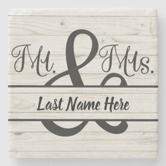 ザ・ギフ結婚ト・ストーン・コースター ストーンコースター (正面)