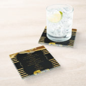 ザ・ギャツビ素晴らしー・コースター ガラスコースター (アングル)