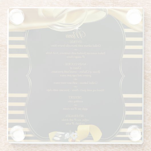 ザ・ギャツビ素晴らしー・コースター ガラスコースター (裏面)