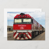 ザ・ギャン　オーストラリアの有名な列車 ポストカード (正面/裏面)