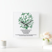 ザ・クラッペル・レストラン， Skokie, IL スクエア壁時計 (ホーム)