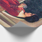 ザ・クリスタルボール、ジョン・ウィリアム・ウォーターハウス ラッピングペーパー (角)