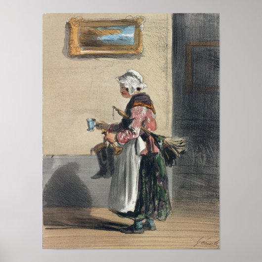 ザ・クリーニング・レディ・from 'Les Femmes de Paris' ポスター (正面)