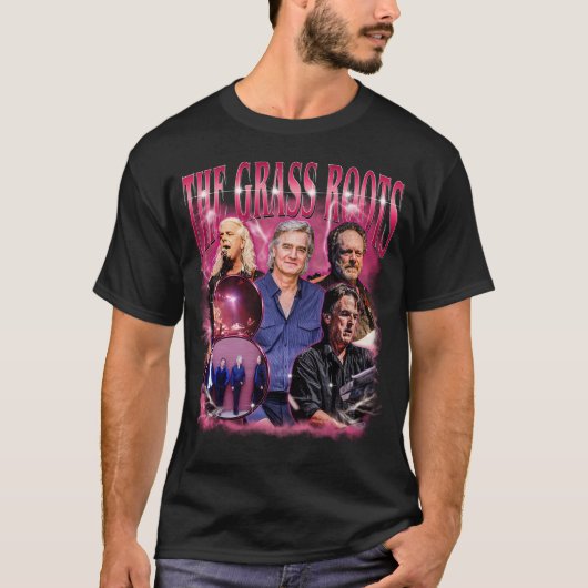 ザ・グラス・ルート - アメリカのロックバンド Tシャツ (正面)