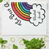 ザ·グラニ最高のー·エバー·レインボー キッチンタオル (折り畳み)