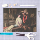 『ザ·グランス』ウェスタン·アートバイW Herbert Dunton 薄葉紙 (クラフト)