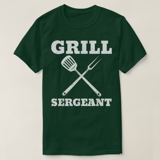 ザ・グリルおもしろい・セルゲイBBQ父の日Tシャツ Tシャツ (デザイン正面)