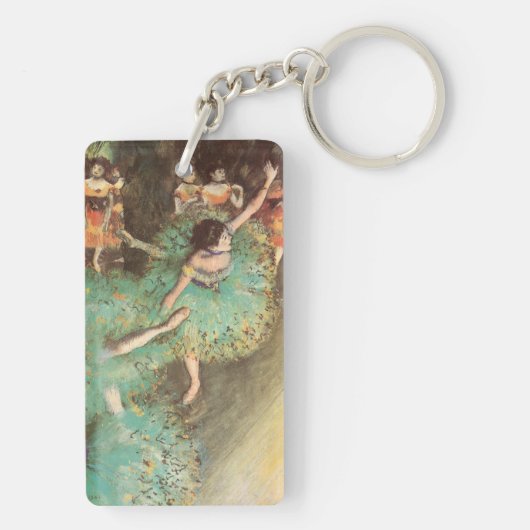 ザ・グリーンダンサーbyエドガー・デガスヴィンテージ・バレエ キーホルダー (裏面)