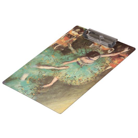 ザ・グリーンダンサーbyエドガー・デガスヴィンテージ・バレエ クリップボード (アングル)