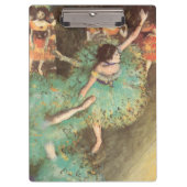 ザ・グリーンダンサーbyエドガー・デガスヴィンテージ・バレエ クリップボード (正面)