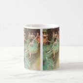ザ・グリーンダンサーbyエドガー・デガスヴィンテージ・バレエ コーヒーマグカップ (中央)