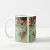 ザ・グリーンダンサーbyエドガー・デガスヴィンテージ・バレエ コーヒーマグカップ (左)