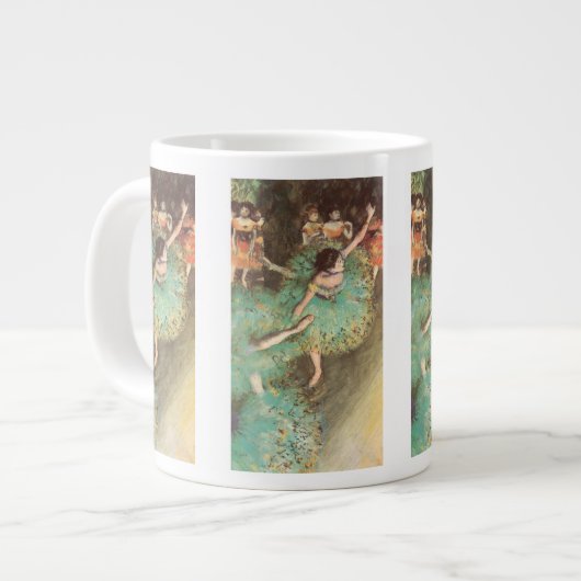 ザ・グリーンダンサーbyエドガー・デガスヴィンテージ・バレエ ジャンボコーヒーマグカップ (正面左)