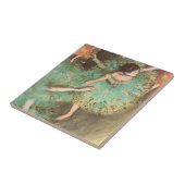 ザ・グリーンダンサーbyエドガー・デガスヴィンテージ・バレエ タイル (側面)