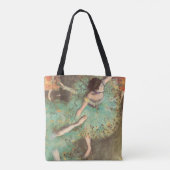 ザ・グリーンダンサーbyエドガー・デガスヴィンテージ・バレエ トートバッグ (裏面)