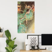 ザ・グリーンダンサーbyエドガー・デガスヴィンテージ・バレエ ポスター (ホームオフィス)