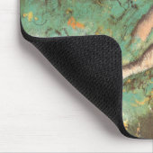 ザ・グリーンダンサーbyエドガー・デガスヴィンテージ・バレエ マウスパッド (コーナー)