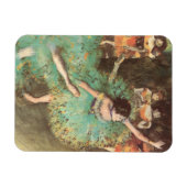 ザ・グリーンダンサーbyエドガー・デガスヴィンテージ・バレエ マグネット (横)