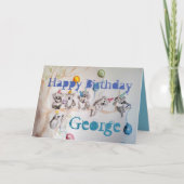 ザ・コアラの誕生日パーティー水カラー子供カード カード (正面)