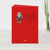 ザ・コドファーマンガの魚カスタムのグリーティングカード カード (裏面)