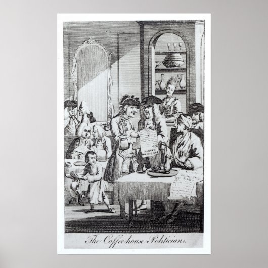 ザ・コーヒーハウス政治家 ポスター (正面)