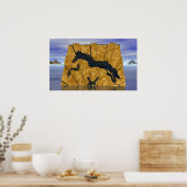 ザ・ゴールデン・アイスランドの～ポスター ポスター (キッチン)