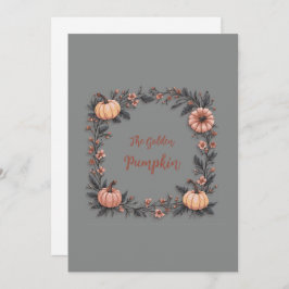 ザ・ゴールデン・パンプキン 招待状